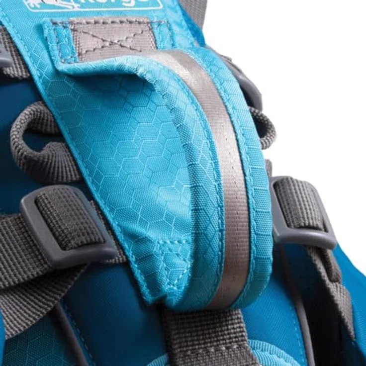 kurgo Hunde-Geschirr Hundetasche Baxter Backpack blau, Leicht & Strapazierfähig mit 3,75 l Fassungsvermögen – Bild 3
