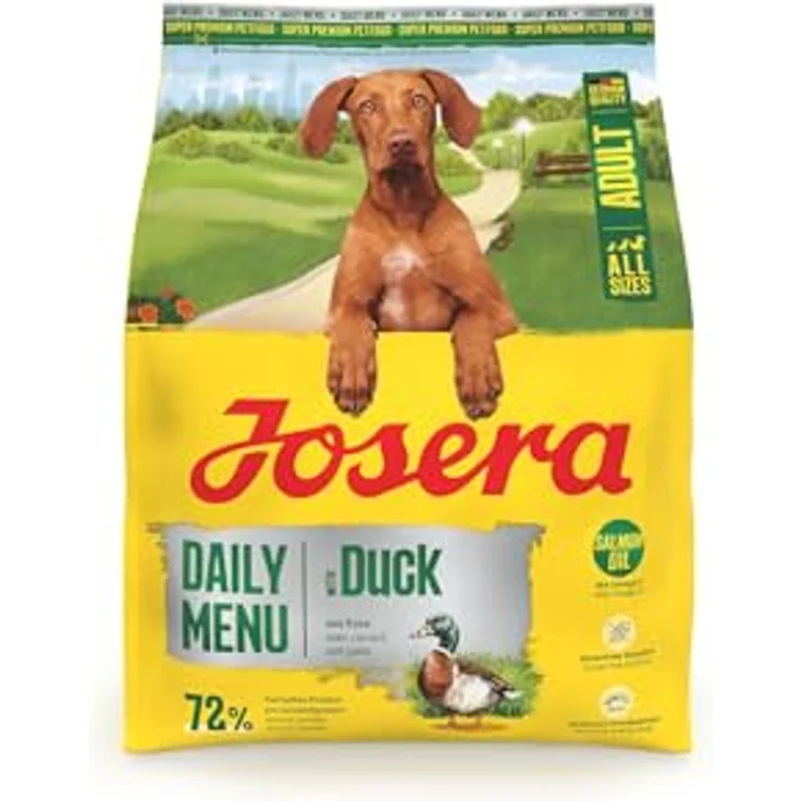 Josera Daily Menu Adult Duck, Hundefutter mit Entenprotein und Lachsöl, 900 g – Bild 2