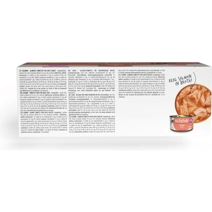 Schesir Natural Lachs, Katzen-Nassfutter in praktischer 85g Dose – Bild 3