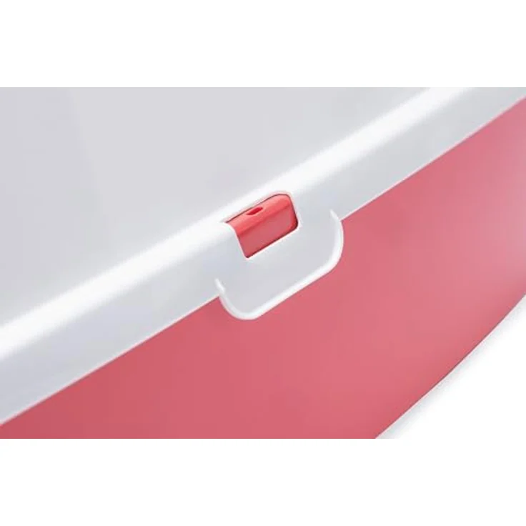 Karlie Katzentoilette Mary Loo, offene Katzentoilette aus 90% recyceltem Material, koralle – Bild 2