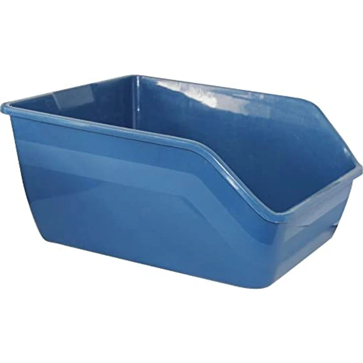 Pawise Katzentoilette High-back Litter pan 47x38x21cm, hoher Rand gegen Streuverschmutzungen, assortierte Farben – Bild 2