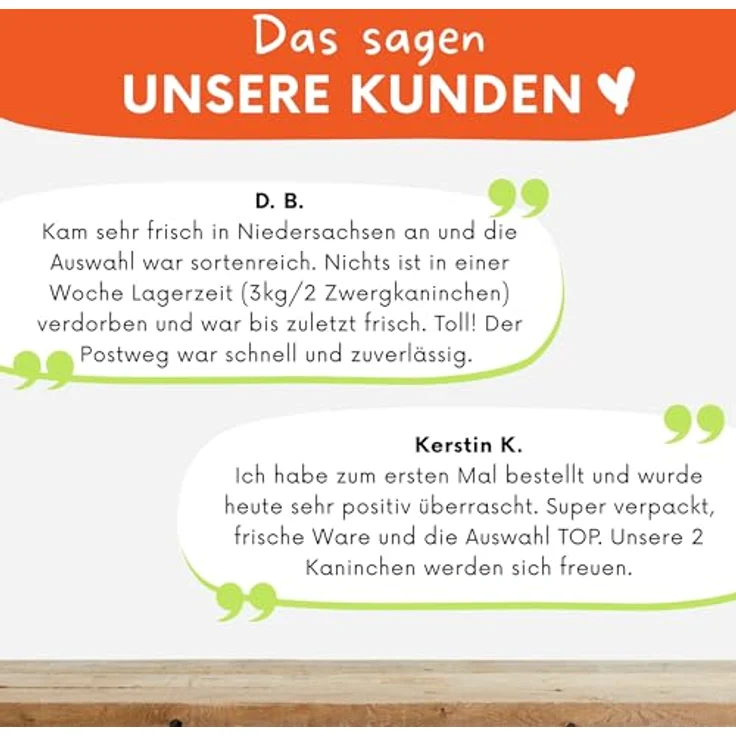 Knollenliebe Vun allem Ebbes Frischfutter-Box 3 kg, abwechslungsreiche Kleintierernährung mit Salaten, Kräutern und Gemüse – Bild 5