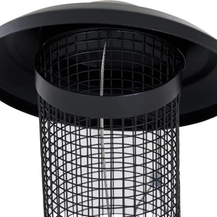 Siena Garden Futtersäule Stahl-Serie, mit stabilem Drahtgeflecht für Erdnüsse, zur Wildvogel-Fütterung in Wintermonaten – Bild 4