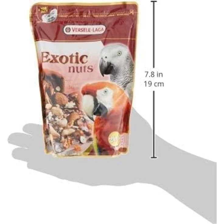 Versele-Laga Exotic Nuts, Vogelfutter für Nager und Vögel, 750 g – Bild 3