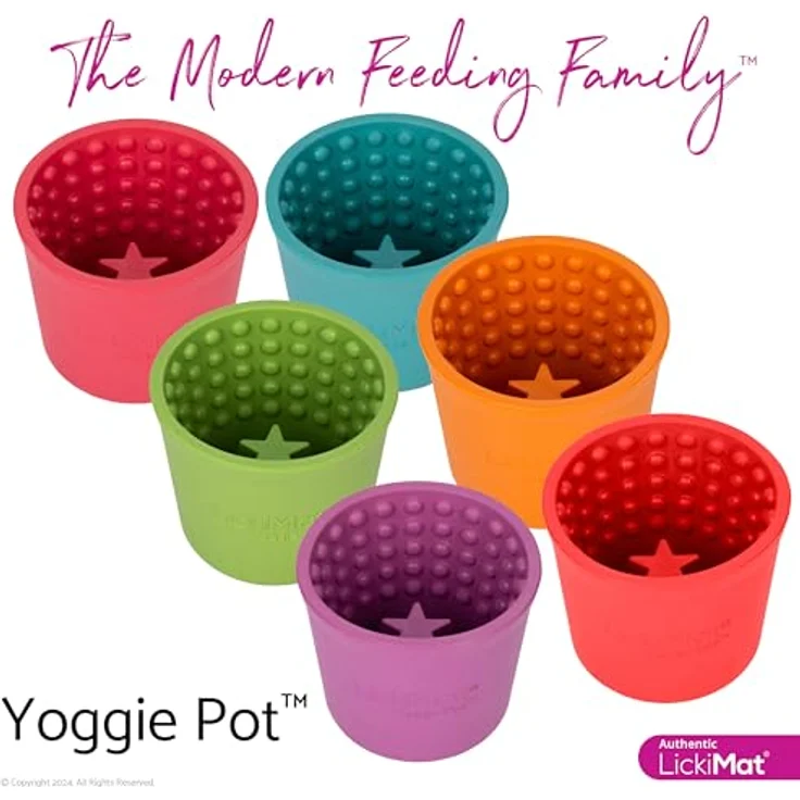 LickiMat Futternapf LickiMat Yoggie Pot, Futternapf in Becherform aus natürlichem Gummi, 9,5 cm Durchmesser, 9 cm Höhe – Bild 7