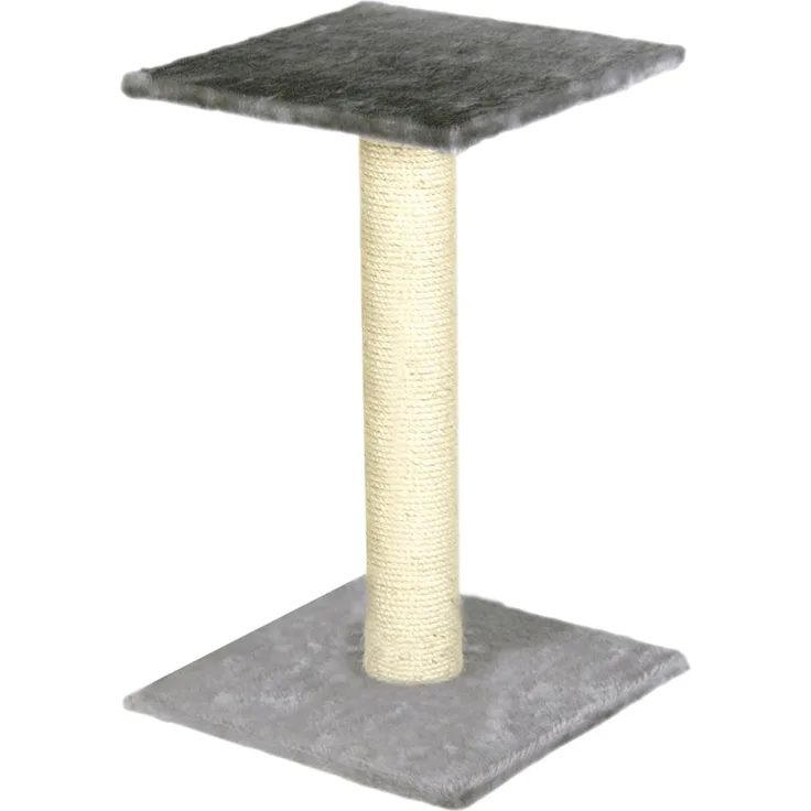 Flamingo Kratzbaum Scolette, grau, ideal für Katzen mit robustem Design