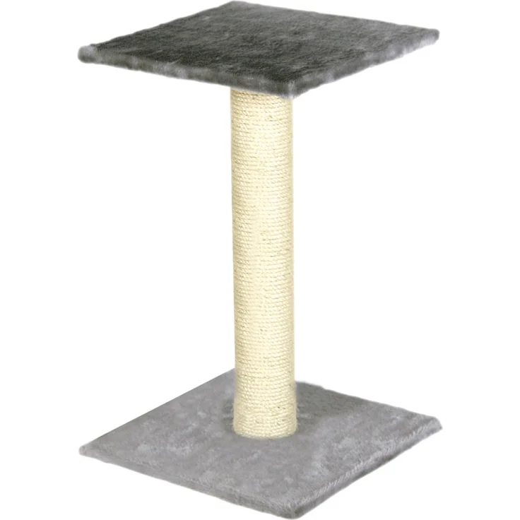 Flamingo Kratzbaum Scolette, grau, ideal für Katzen mit robustem Design