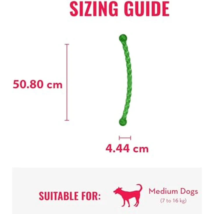 KONG Safestix M, Hundespielzeug aus robustem Kunststoff, schwimmfähig, zufällige Farbwahl – Bild 4