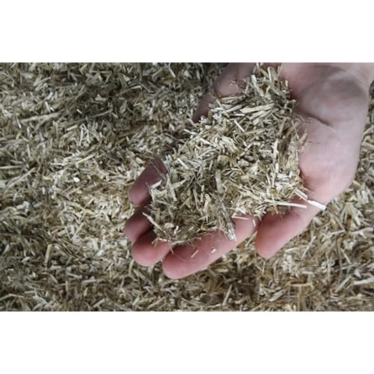 HORSEDREAM Power-LIN Leinenstroh Einstreu, staubarm und hohe Saugkraft, 570 kg (30 Ballen) für Pferde, Hühner, Kaninchen und Kleintiere – Bild 5