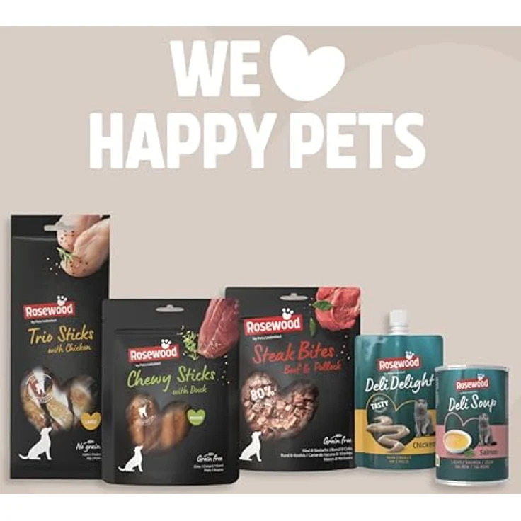 Rosewood Salmon Fillet Strips Large, Weicher Hundesnack mit 97% Lachs, proteinreich und fettarm, ohne Getreide und Gluten, 8er Pack (8x150 g) – Bild 5