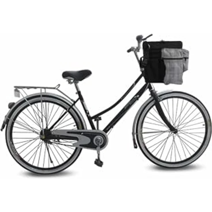 afp Tiertransporttasche New Travel Dog - Bicycle Delux Bag - With Connector, Aluminiumrahmen, bis 8 kg, blau – Bild 3
