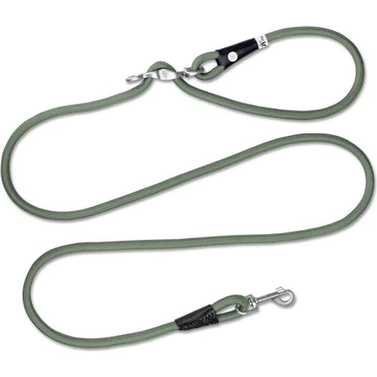 Curli Vario Comfort Leash Moss S, 2 Meter stufenlos einstellbare Hundeleine mit VARIO-LOCK-Buckle und stoßdämpfendem Nylonseil – Bild 1