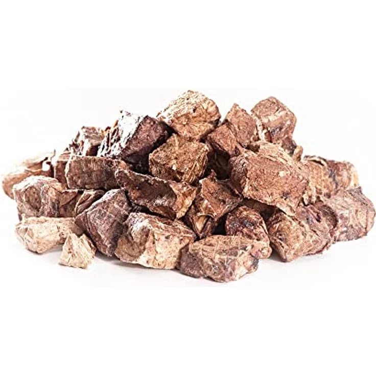 mascota vital Getrocknete Lamm-Lungenwürfel für Hunde, natürlicher Snack 100% Lamm, leicht & gut verträglich, schonend getrocknet, ohne Zusatzstoffe – Bild 1