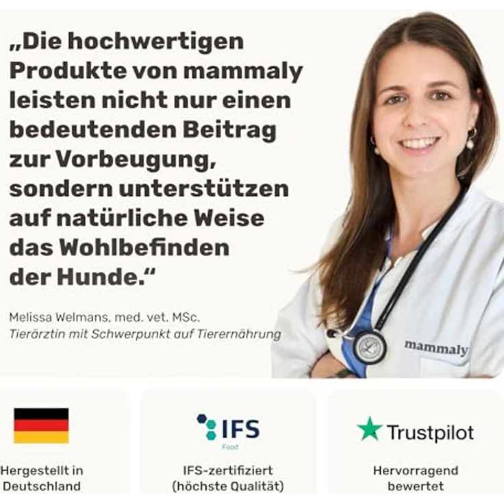 mammaly 12-in-1 Bierhefe Leckerli, Hunde-Snacks für Hautpflege mit Schwarzkümmelöl, Kokosöl und Vitamin B1, 120 Stück (350g) – Bild 3
