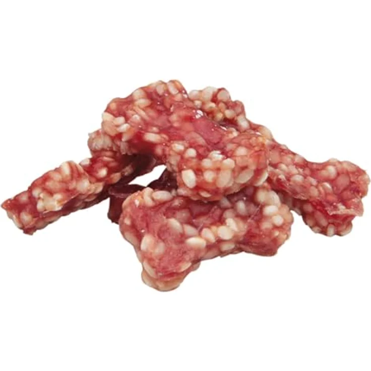 Trixie PREMIO Rice Duck Bones, glutenfreier Hundesnack mit 84% Fleischanteil, 80g, im wiederverschließbaren Beutel – Bild 2