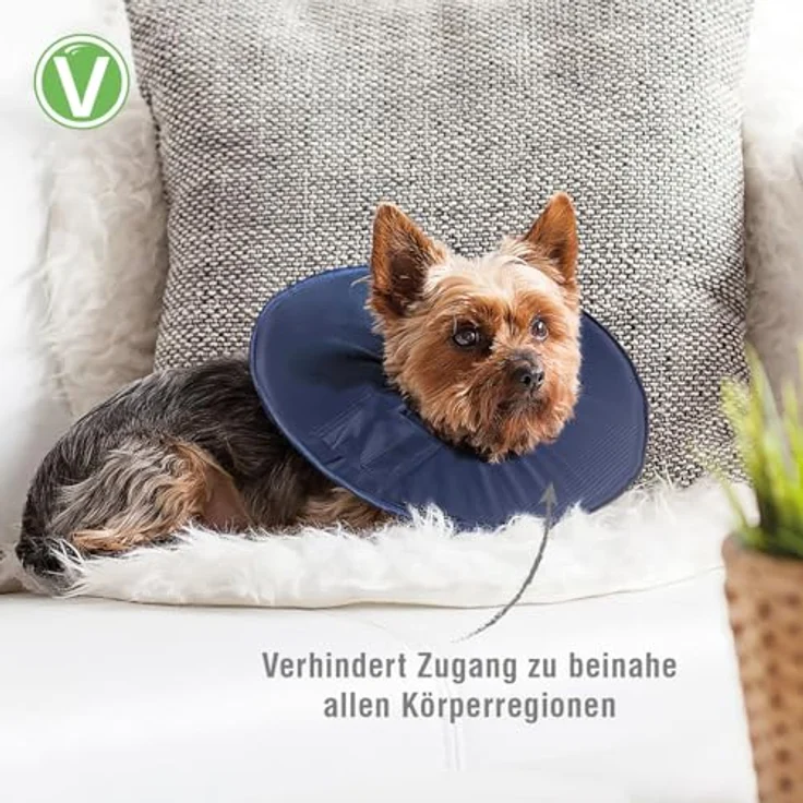 Petlando Vetlando Leckschutzkragen S, bequeme Wundschutzalternative mit Halsumfang 25-31 cm, Durchmesser 30 cm – Bild 7
