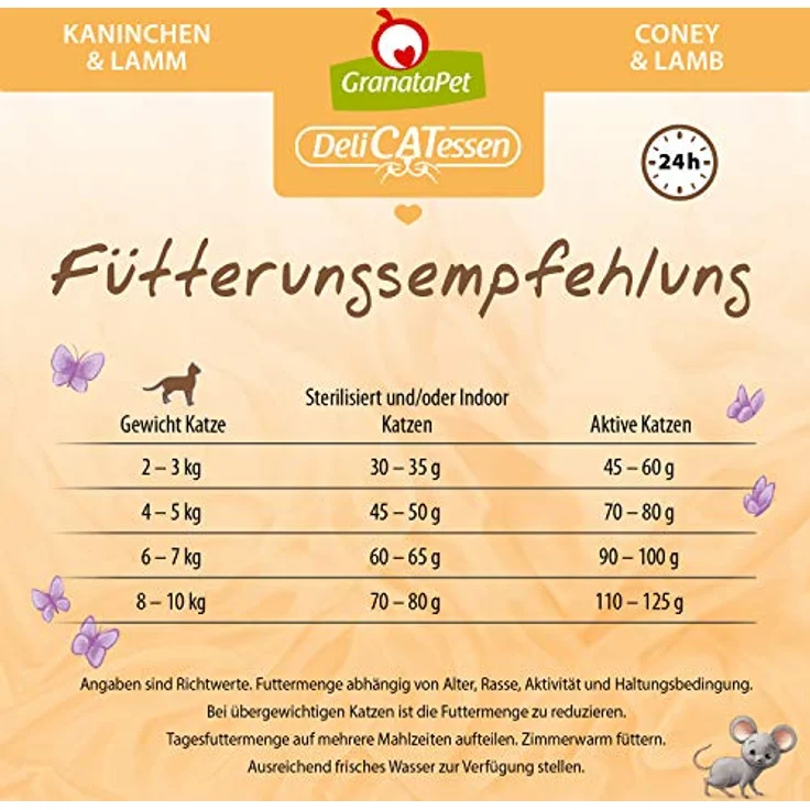 GranataPet DeliCatessen Kaninchen & Lamm Adult, Trockenfutter für Katzen, getreidefrei, ohne Zuckerzusätze, 9 kg – Bild 5