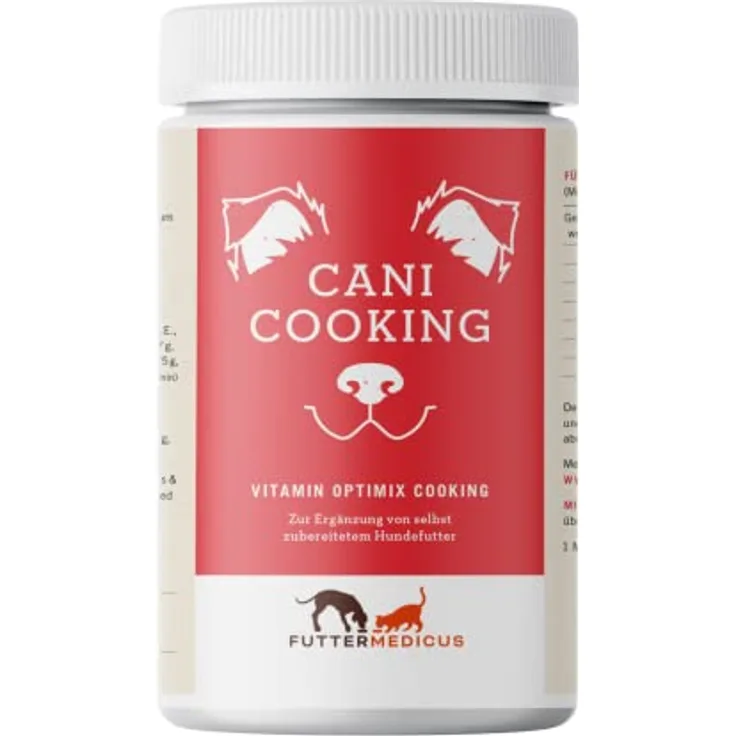 Futtermedicus Optimix Cooking, Ergänzungsfuttermittel für ausgewachsene Hunde, 1,5 kg, reich an Nährstoffen für selbstgekochtes Hundefutter