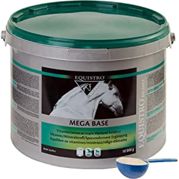 EQUISTRO® Mega Base, Ergänzungsfuttermittel für Pferde zur Nährstoffbedarfsdeckung, Mineralstoff- und Vitaminmischung, 10kg – Bild 1