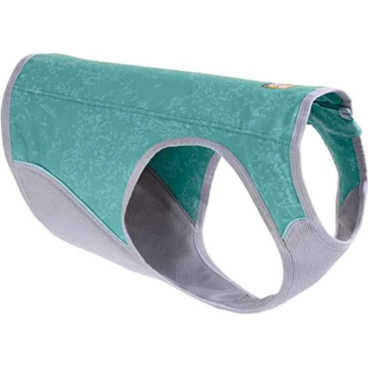 Ruffwear Swamp Cooler Zip™ Kühlweste für Hunde, leichtgewichtig mit Verdunstungskühlung, blau/türkis, XL – Bild 1
