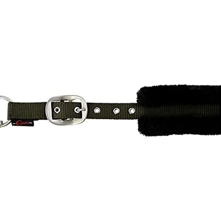 Kerbl Cordano Halfter, Oliv, Größe Voll, aus verschleißfestem Material mit verstellbarem Nasen- und Genickriemen, 50 Stück – Bild 1