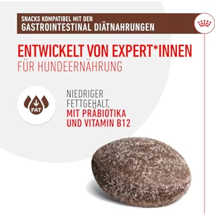 Royal Canin Veterinary Gastrointestinal Treats, 3er Pack mit 3 x 230 g, Snacks für Hunde, niedriger Fettgehalt, mit Präbiotika und Vitamin B12, im wiederverschließbaren Beutel – Bild 4