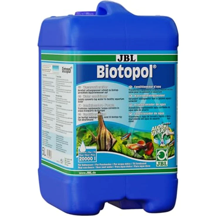 JBL Biotopol 20032 Wasseraufbereiter für Süßwasser-Aquarien, 5 l, entfernt Giftstoffe, unterstützt Immunstärkung – Bild 2