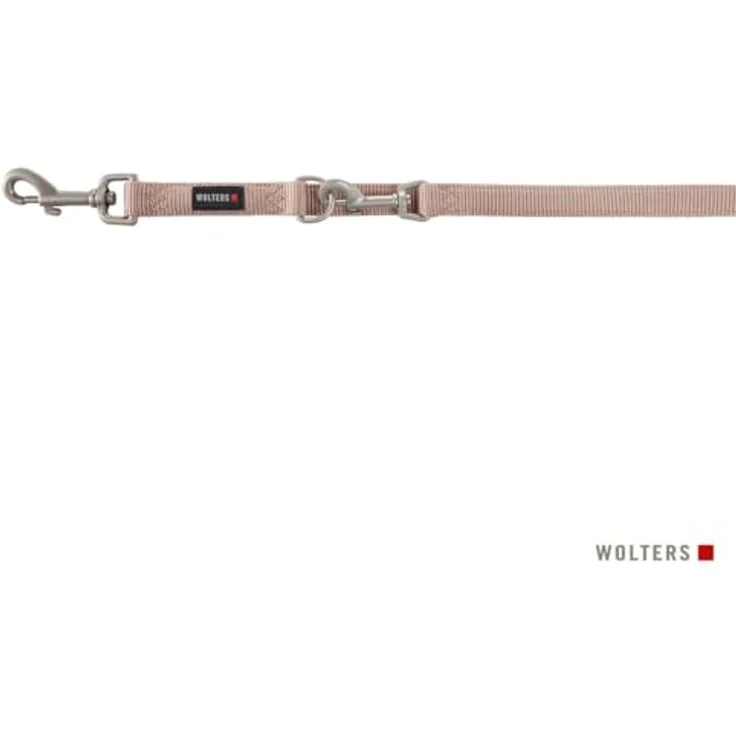 Wolters Professional Führleine extralang, verstellbare Hundeleine aus robustem Nylon, elfenbein L – Bild 3