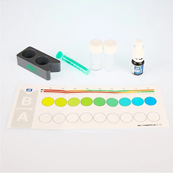 JBL ProAquaTest pH Wassertest 6.0-7.6, Labor-Komparatorsystem für gesundes Aquarium mit 80 Messungen – Bild 2