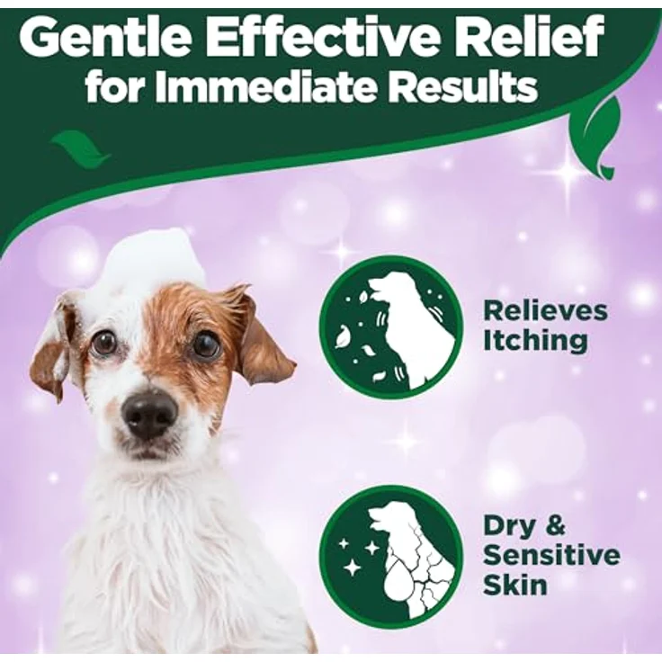 Vet's Best Hypoallergenes Hundeshampoo für empfindliche Haut, Linderung von Juckreiz, seifenfrei, 500ml – Bild 5