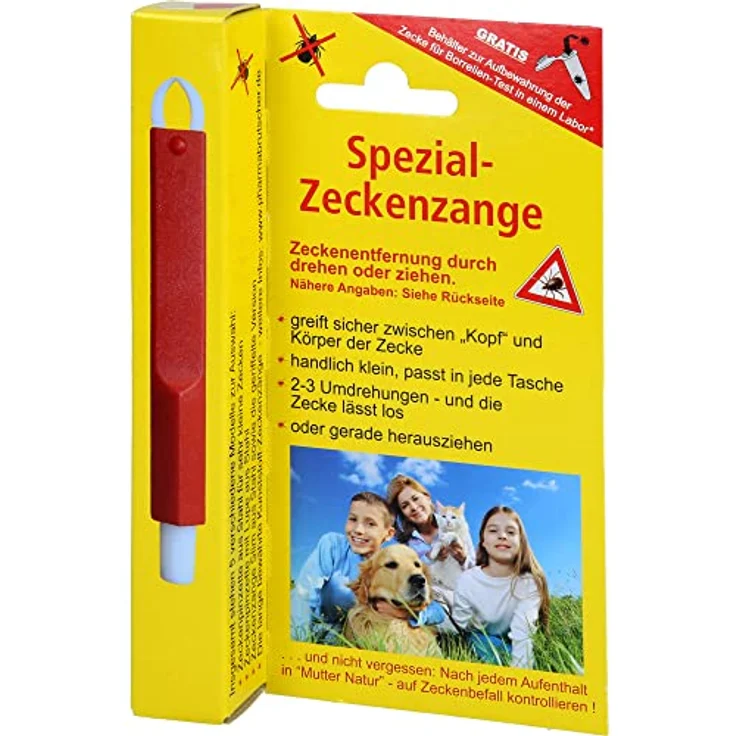 Pharma Brutscher ZECKENZANGE, professionelle Hundepflege zur sicheren Zeckenentfernung, 1 St. – Bild 4