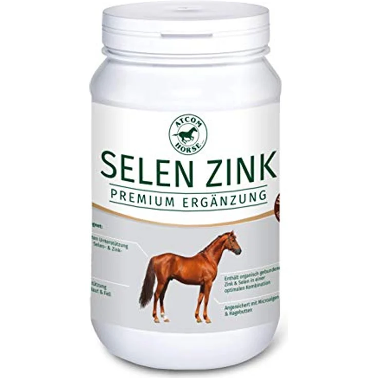 LEXA ATCOM SELEN Zink, 1 kg Dose für Pferdefutter mit hochwertigen Mineralstoffen
