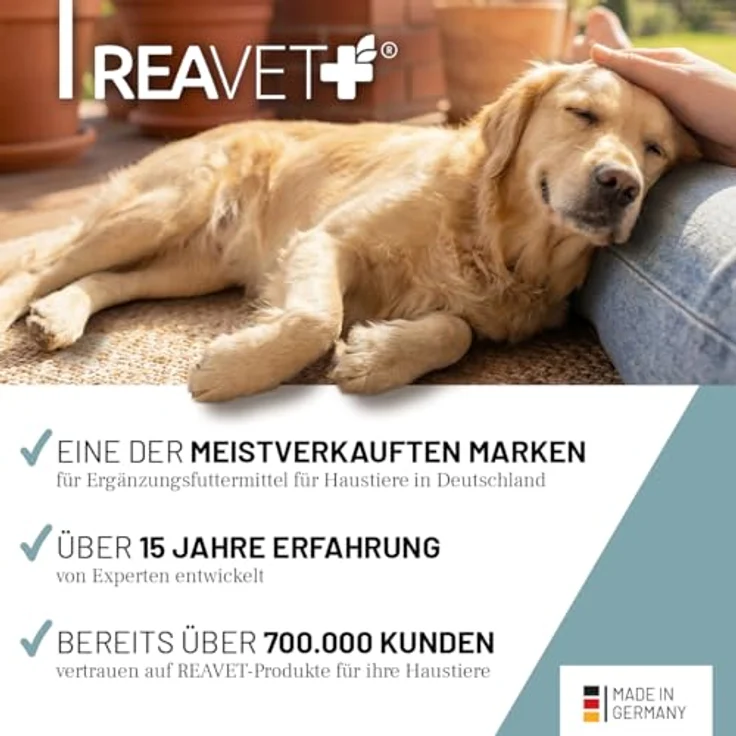 REAVET Senior Complete 250g, Hundefutter zur Unterstützung der Vitalität und Beweglichkeit von Seniorhunden, mit Taurin und Pflanzenstoffen – Bild 5