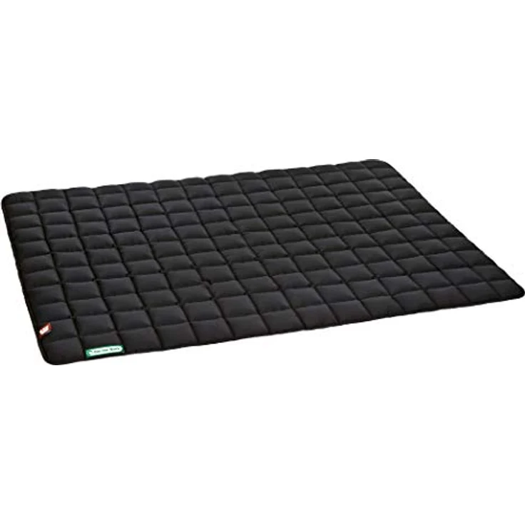 Doctor Bark Hundedecke XXL, hochwertige Hundematte für sehr große Hunde, waschbar bis 95 °C, 140x110 cm, Schwarz – Bild 1