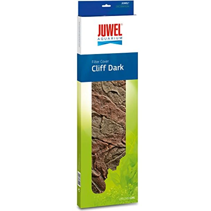 Juwel Aquarium Filtercover Cliff Dark 555x186/157mm, naturgetreue Felsstruktur, extrem leicht zuschneidbar, süß- und meerwassergeeignet – Bild 2