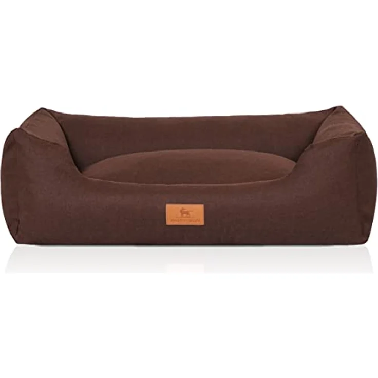 Knuffelwuff Hundebett Lotte Braun M-L 85x63cm – Bild 3