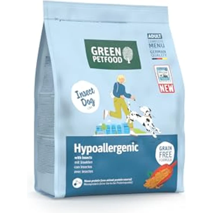Green Petfood Hypoallergenic Insects, Hunde-Trockenfutter mit Insektenprotein, 900 g, getreidefrei und hautfreundlich – Bild 3