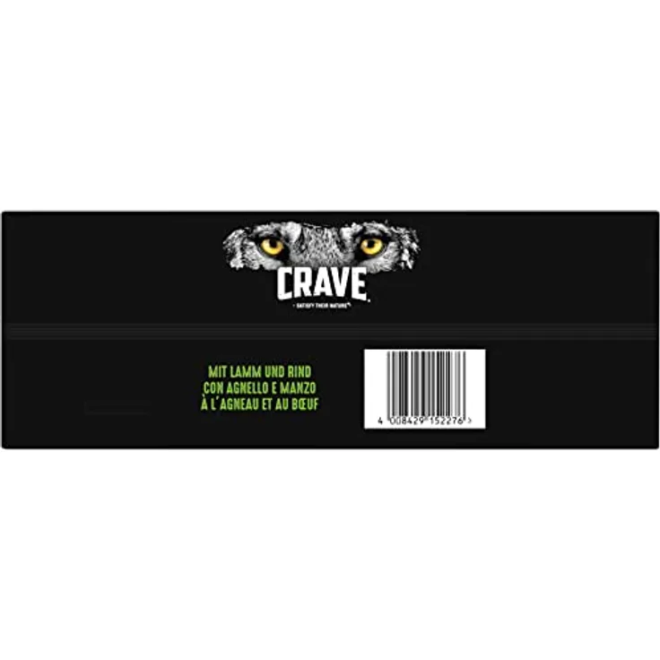 CRAVE Hund Beutel mit Lamm und Rind, 2,8 kg, proteinreiche Hundenahrung ohne Getreide