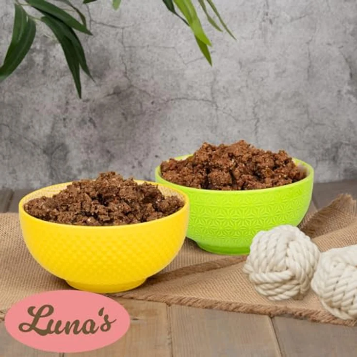 Lyra Pet Lecker.Pet® Hundefutter Nassfutter Mix, 18 x 400 g, Gino's, Josie's & Luna's, ohne Getreide & Zuckerzusatz, reich an Proteinen, magenfreundliche Rezeptur – Bild 4