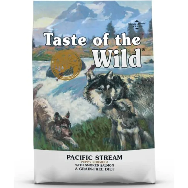 Taste of the Wild Pacific Stream Puppy, Trockenfutter für Welpen mit geräuchertem Lachs, 2 kg