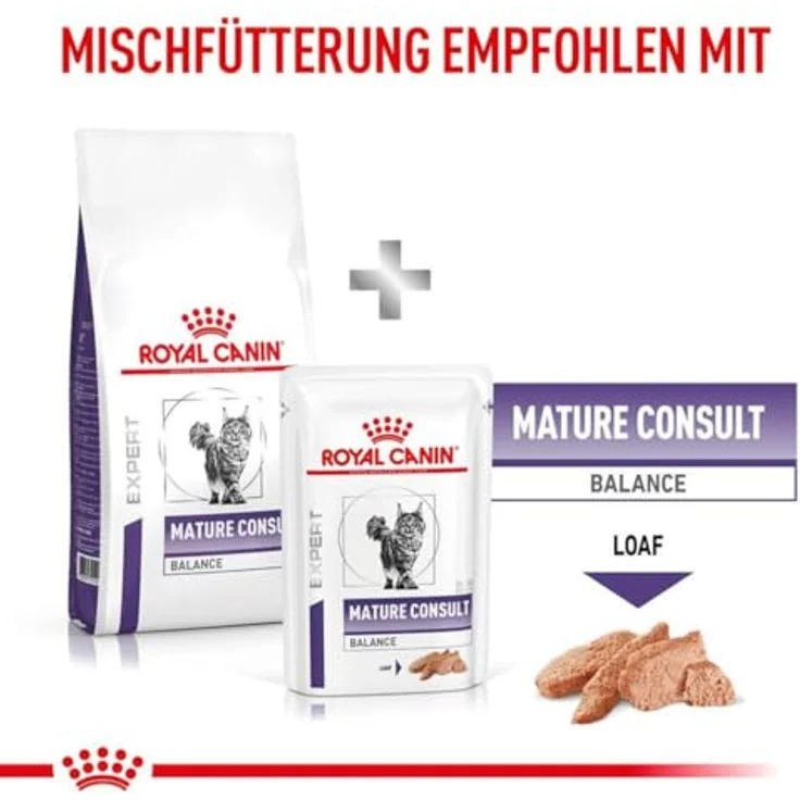 Royal Canin Expert Mature Consult Balance, 1,5 kg, Alleinfuttermittel für kastrierte ältere Katzen ab 7 Jahren – Bild 3