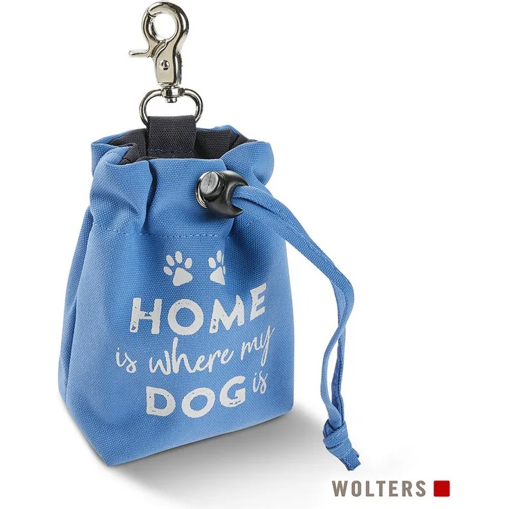 Wolters Leckerlibeutel Happy Treat Bag, Hundetraining Zubehör, blau, 12 cm Breite, 45 g leicht