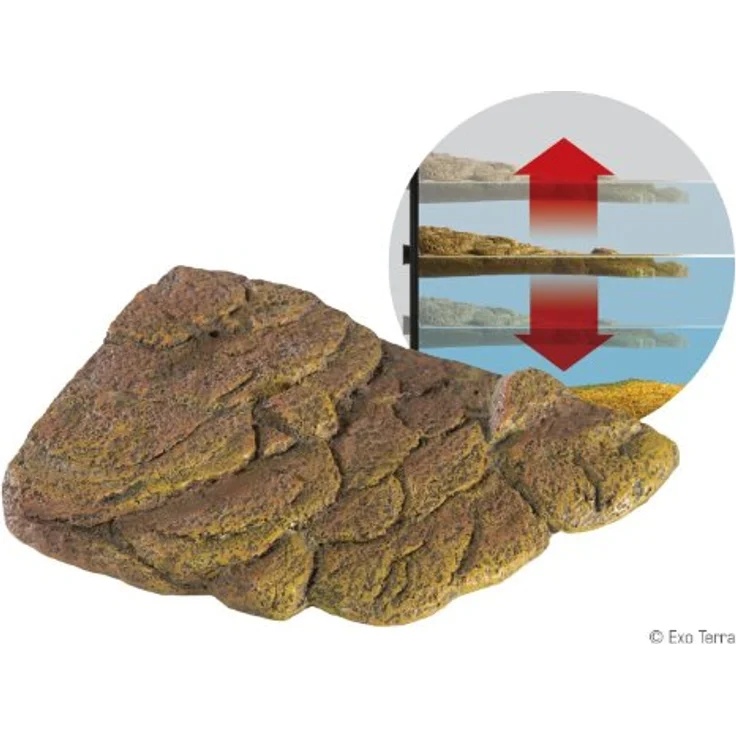 Exo Terra Hagen Exoterra Schildkröteninsel, Dekoration für Aquarien mit magnetischer Befestigung, 6,6 cm x 12,4 cm x 3,3 cm – Bild 3