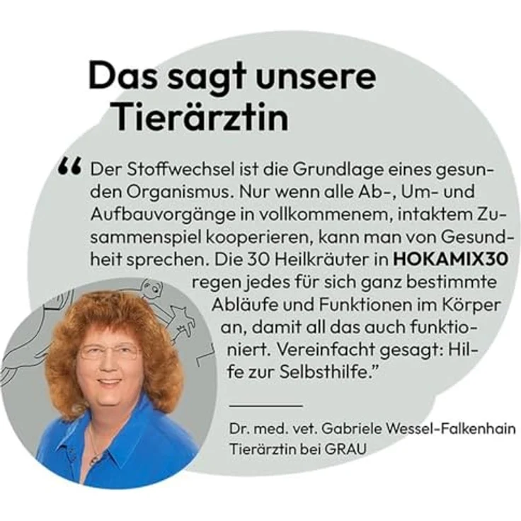 Grau HOKAMIX30 Snack Petit für Hunde, 400g mit 30 pflanzlichen Inhaltsstoffen zur Unterstützung von Haut, Fell und Stoffwechsel – Bild 4