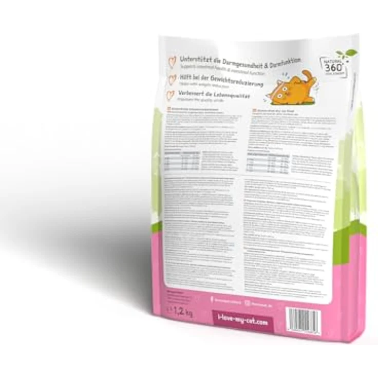 I love my cat NATURAL CAT FOOD I Love My Cat Trockenfutter mit Huhn (Light) für übergewichtige und sterilisiere Katzen, 1,2 kg, mit Taurin zur Immunstärkung und Harnwegsgesundheit – Bild 2