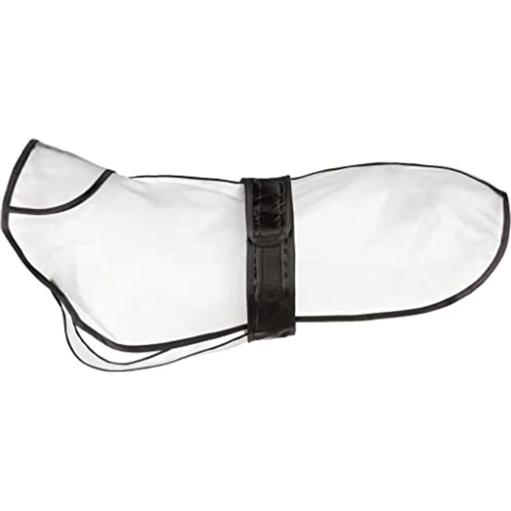 Trixie Regenmantel Tarbes transparent-schwarz M: 46 cm – Bild 2