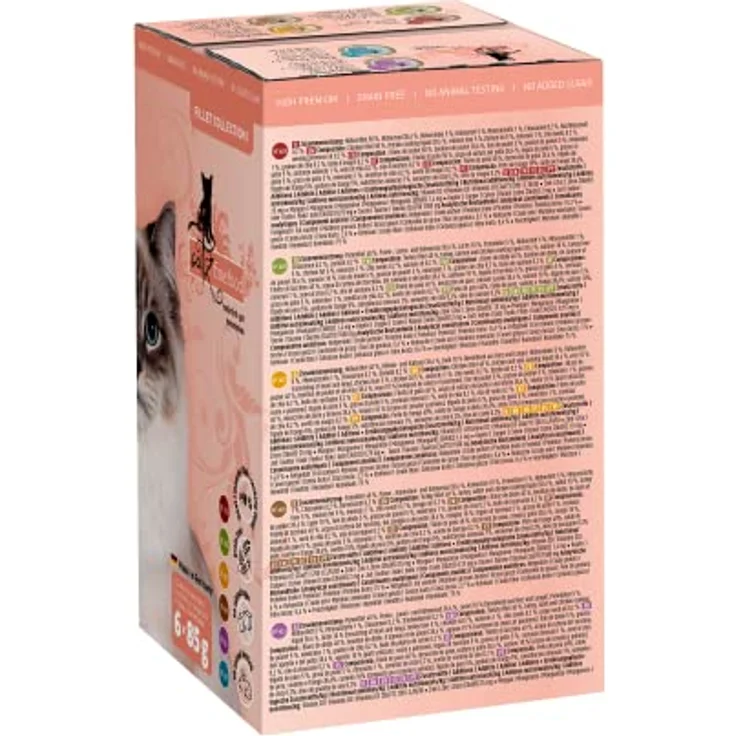 Catz Finefood Fillets Collection I Adult in Gelee, Nassfutter für Katzen, 6x85 g, mit feinstem Filetfleisch, getreidefrei, made in Germany – Bild 4