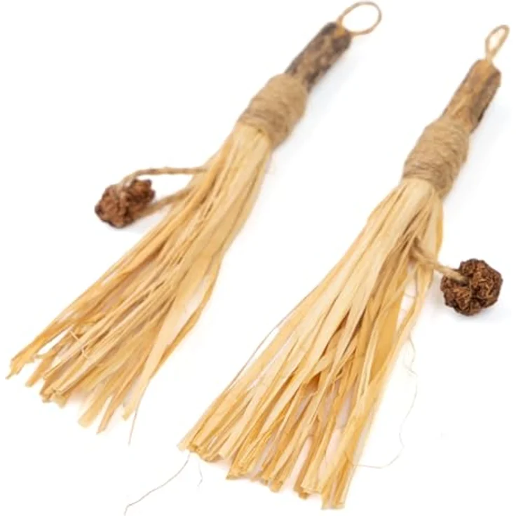 CanadianCat Company Matatabi Sticks mit Bast, Katzenspielzeug zur Förderung der Zahngesundheit, 2 Stück, für kleine bis mittelgroße Katzen – Bild 4