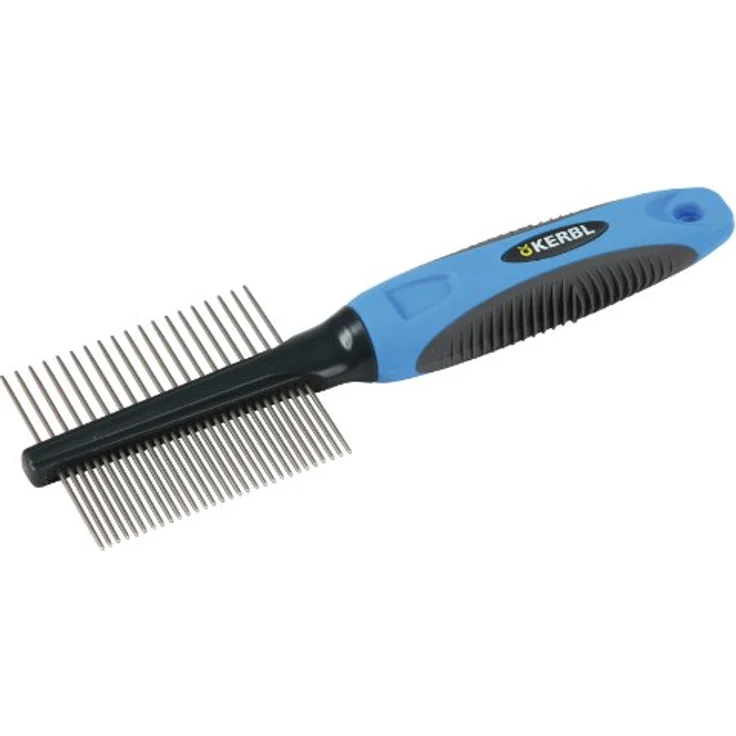 Kerbl 81907 Fellkamm fein/grob, doppelt, 21 cm – Bild 2