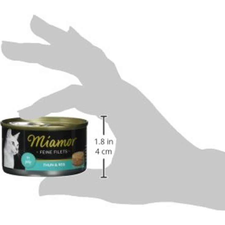 Miamor Feine Filets Thun & Reis, Katzen-Nassfutter ohne Leber und Innereien, 24x100g, leicht verdaulich und fettarm – Bild 4